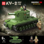 Конструктор модели танка КВ-2 СССР длина 19 см (472 детали)