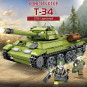 Конструктор модели танка Т-34 СССР длина 26 см (578 деталей) Конструктор модели танка Т-34 СССР длина 26 см (578 деталей)