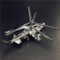 Конструктор 3D из металла, Вертолет Ка-50 "Черная акула"