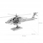 Конструктор 3D из металла, Вертолет AH-64