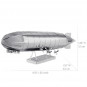 Конструктор 3D из металла, Дирижабль "Zeppelin"