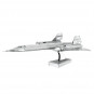 Конструктор 3D из металла, Самолет Lockheed SR-71 Blackbird