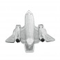 Конструктор 3D из металла, Самолет Lockheed SR-71 Blackbird
