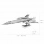 Конструктор 3D из металла, Самолет Lockheed SR-71 Blackbird