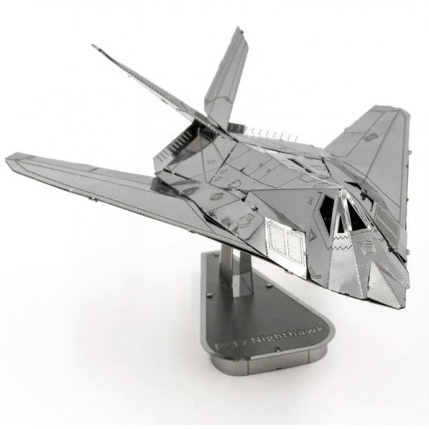 Конструктор 3D из металла, Самолет Lockheed F-117 Nighthawk