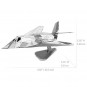 Конструктор 3D из металла, Самолет Lockheed F-117 Nighthawk