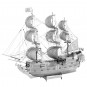 Конструктор 3D из металла, Корабль "Черная жемчужина" большой