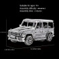 Конструктор 3D из металла, Машина Mercedes-Benz G 500