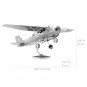 Конструктор 3D из металла, Самолет Cessna