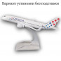 Модель самолета Airbus A220 Croatia Airlines длина 16 см (без шасси)