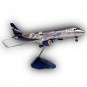 Модель самолета Airbus A320 Аэрофлот Сочи 2014 1:100 (с шасси)