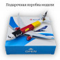 Модель пассажирского самолета Airbus A320 Azul Brazilian Airlines "Mickey Mouse" длина 16 см (без шасси)