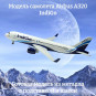 Модель самолета Airbus A320 IndiGo длина 18 см (с шасси)