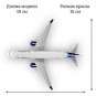 Модель самолета Airbus A320 IndiGo длина 18 см (с шасси)