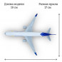 Модель самолета Airbus A321 Vietravel Airlines длина 19 см (с шасси)