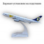 Модель пассажирского самолета Airbus A330 MIAT Mongolian Airlines длина 16 см (без шасси)