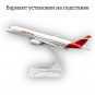 Модель пассажирского самолета Airbus A350 Iberia длина 17 см (без шасси)