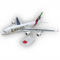 Модель самолета Airbus A380 Emirates New 1:250
