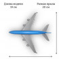Модель самолета Airbus A380 Korean Air длина 19 см (с шасси) 