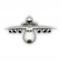 Модель грузового самолета Антонов Ан-225 "Мрия" и Буран СССР (грузовые отсеки самолета и Бурана открываются) 1:200