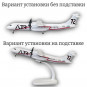 Модель самолета ATR-72 Заводской - 20 см (с шасси)