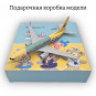 Модель пассажирского самолета Boeing 737 China Eastern Airlines "Duffy and Friends" Disney длина 20 см (без шасси)