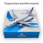 Модель пассажирского самолета Boeing 737 Fly Dubai длина 16 см (без шасси)