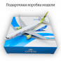 Модель пассажирского самолета Boeing 737 Jin Air длина 16 см (без шасси)