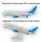 Модель самолета Boeing 737 Победа длина 30 см (с шасси)