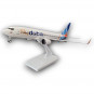 Модель самолета Boeing 737 Fly Dubai длина 30 см (с шасси)