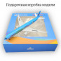 Модель самолета Boeing 777 China Eastern Airline "China International Import Expo" 19 см (с шасси)