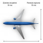 Модель пассажирского самолета Boeing 777 Vietnam Airlines длина 15 см (без шасси)