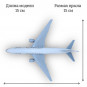 Модель самолета Boeing 777 Etihad Airways длина 15 см (без шасси)
