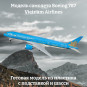 Модель самолета Boeing 787 Vietnam Airlines длина 30 см (с шасси) Модель самолета Boeing 787 Vietnam Airlines длина 30 см (с шасси)