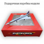 Модель самолета Concorde American Airlines длина 20 см (c шасси)