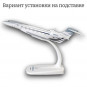 Модель самолета Gulfstream G650ER Заводской 1:200 (без шасси)