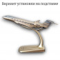 Модель самолета Gulfstream G650ER Заводской 1:200 (без шасси)