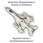 Модель самолета Миг-21 истребитель ВВС СССР 1:72