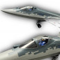 Модель самолета Су-57 истребитель ВКС России "Пиксели" 1:48 (с шасси)