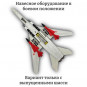 Модель самолета Ту-22М3 ракетоносец-бомбардировщик ВКС России 1:144
