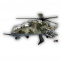 Модель вертолета Миль Ми-24 ВВС "Крокодил" России 1:72 (с шасси)